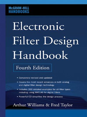 cover image of Electronic Filter Design Handbook